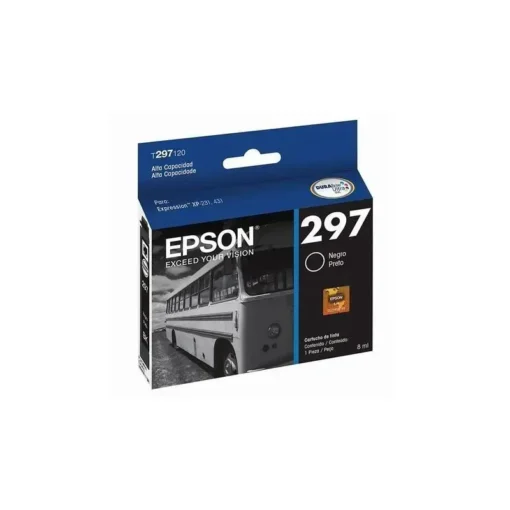 Epson Cartucho De Tinta Durabrite Ultra 297 Negro Original Inyección De Tinta T297120-AL img-1