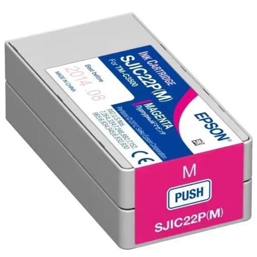 Epson Cartucho De Tinta Durabrite Ultra Sjic22P(M) Magenta Original Inyección De C33S020582 img-1