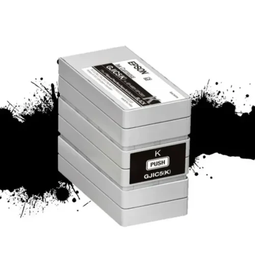 Epson Cartucho De Tinta Gjic5(K) Negro Original Inyección De Tinta 1 Paquete(S (MPN C13S020563, Impresoras POS) img-1