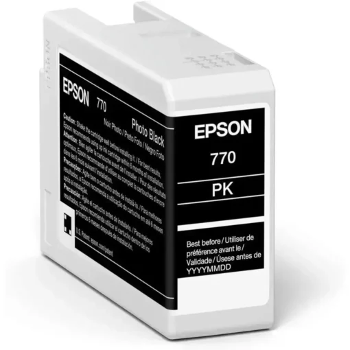 Cartucho Epson T770 Ultrachrome Pro10, 25ml, SureColor P700 (MPN T770120, Suministros para impresoras) img-1