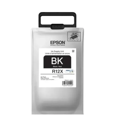 Epson Cartucho De Tinta R12X Negro Original Inyección De Tinta Estándar TR12X120-AL img-1