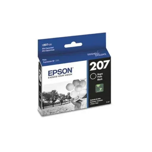 Epson Cartucho De Tinta T207 Negro Original Inyección De Tinta Alto Rendimiento T207120-AL img-1