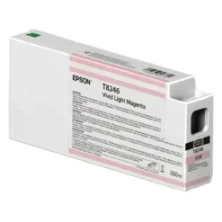 Epson Cartucho De Tinta Ultrachrome Hd, 350Ml, Magenta Vivo Claro (MPN T824600, Suministros para impresoras) img-1