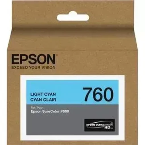 Epson Ink Ultrachrome Hd Light Cyan 26Ml (MPN T760520, Suministros para impresoras) img-1
