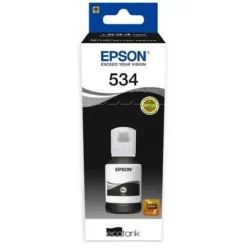 Botella Tinta Epson Negra T534, 11,000 Páginas, Compatibe M1120/M2140 (MPN T534120-AL, Suministros para impresoras) img-1