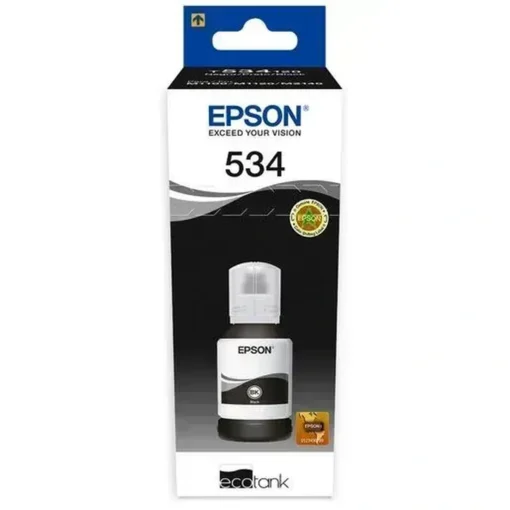 Botella Tinta Epson Negra T534, 11,000 Páginas, Compatibe M1120/M2140 (MPN T534120-AL, Suministros para impresoras) img-1