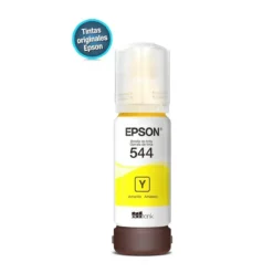 Recarga de Tinta Epson 544 Amarillo, 65ml, Original, EcoTank L1110, L1210 (MPN T544420-AL, Suministros para impresoras) img-1