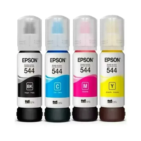 Epson Pack De 4 Botellas De Tinta T544520 65Ml Color Negro-Cian-Magenta-Amarillo T544520-4P img-1