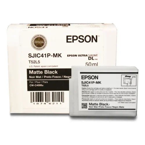 Epson Sjic41Pmk C4000 Matte Negro Ink (MPN C13T52L520, Suministros para impresoras) img-1