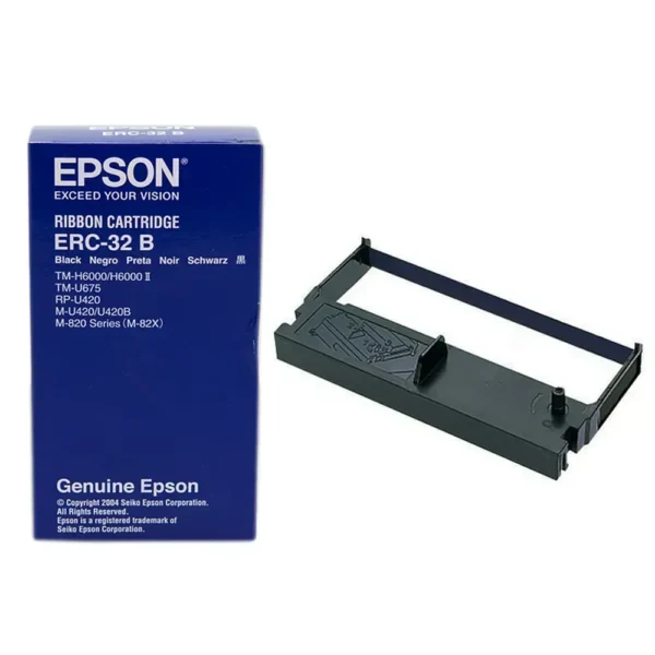 Epson Suministros Cinta Negra Tm-U675 Tm-H6000 (Erc-32N ERC-32B img-1