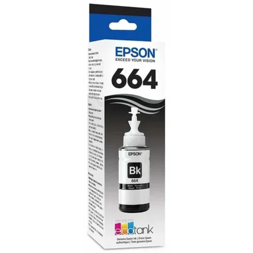 Epson T664 70 Ml Negro Recarga De Tinta Para L110, L200, L310, L380, L395, L495 (MPN C13T664120-AL, Suministros para impresoras) img-1