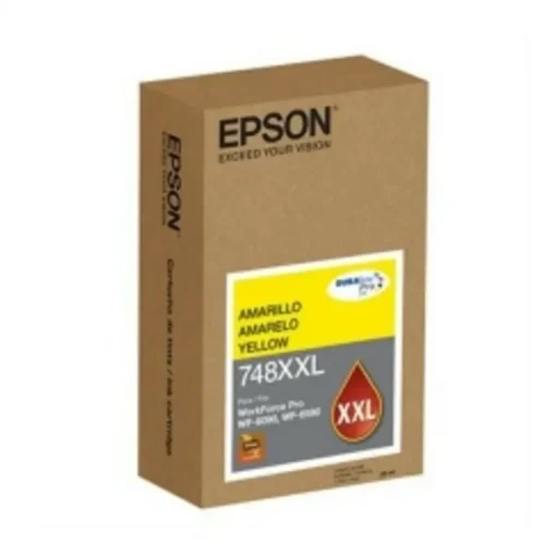 Epson Tinta Amarillo Extra Alta Capacidad T748XXL120, C13T748XXL420 img-1