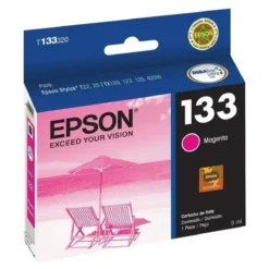 Cartucho Tinta Epson 133 Magenta Original para Stylus NX130, T22, TX420W (MPN T133320-AL, Suministros para impresoras) img-1