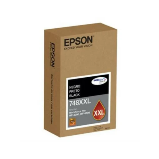 Epson Tinta Negra alto rendimiento T748Xxl120, Pigment-Based Ink C13T748XXL120 img-1