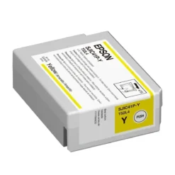 EpsonCartucho De Tinta Sjic41P-Y Amarillo Blíster Con Alarmas De Rf/Acústica (MPN C13T52L420, Suministros para impresoras) img-1