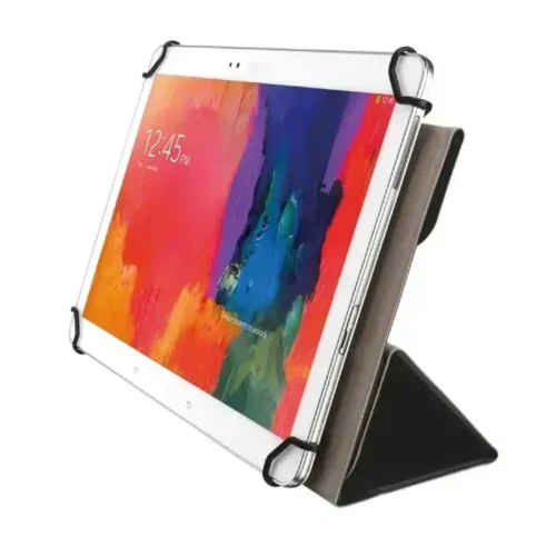 Estuche Trust Aexxo Folio Universal, Tablets 10.1", Negro, Resistente (MPN 21068, Accesorios para portátiles) img-1