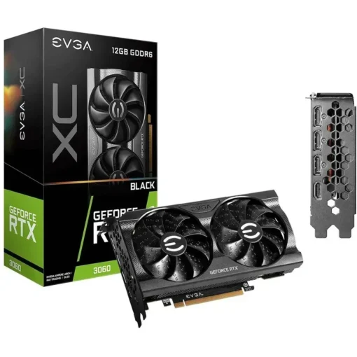 Evga Tarjeta De Video Geforce Rtx 3060 12Gb Xc Gaming Negro Gddr6 Pciex 4.0 P/N (MPN 12G-P5-3655-KR, Tarjetas gráficas para PC) img-1