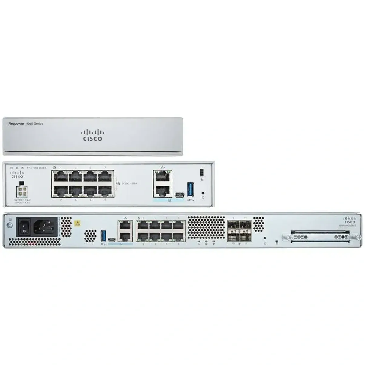 Firewall Cisco Firepower 1010 ASA K9, 2 Gbps, 8 Puertos, VPN, ASDM (MPN FPR1010-ASA-K9, Cables, adaptadores y accesorios para pantallas) img-1