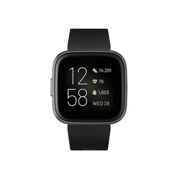Fitbit Reloj Inteligente Versa 2 Carbon Negro Bluetooth 40 G P/N FB507BKBK img-1