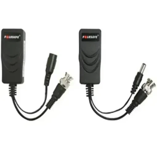 Folksafe Video Balun HD RJ45 + Power Adapter (MPN FS-HD4301VP, Cámaras de seguridad) img-1