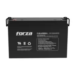 Forza Batería de UPS Ácido De Plomo 100 Ah Negro (MPN FUB-12100A, Baterías para UPS) img-1