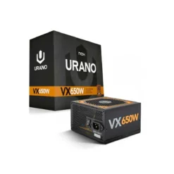 Fuente Nox Urano VX 650W, 80+ Bronze, Ventilador 120mm PWM, ATX (MPN NXURVX650BZ, Fuentes de poder para PC) img-1