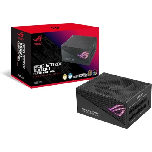 Fuente de Poder 1000W ASUS ROG Strix AURA Edition, 80+ GOLD, PG5, Full Modular ROG-STRIX-1000G-AURA-GAMING