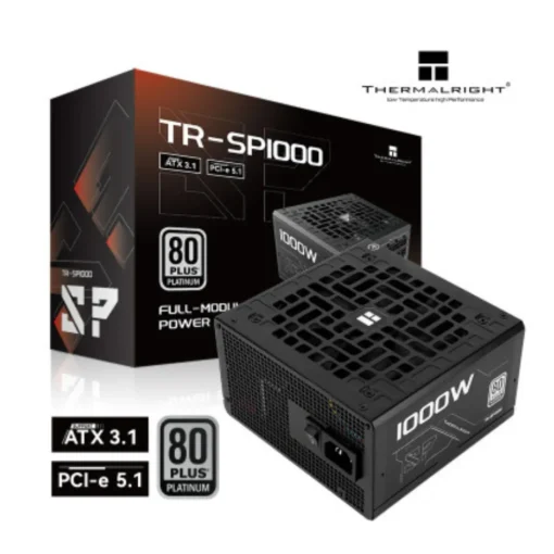 Fuente de Poder 1000W Thermalright SP-1000 Black, 80+ Platinum (Full Modular) (MPN TR-SP1000, Fuentes de poder para PC) img-1