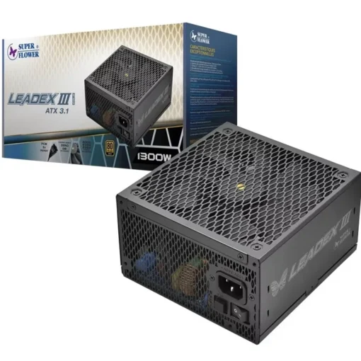 Fuente de Poder 1300W Super Flower LEADEX III GOLD UP ATX 3.1 PCIe 5 (Modular) (MPN SF-1300F14GE, Fuentes de poder para PC) img-1