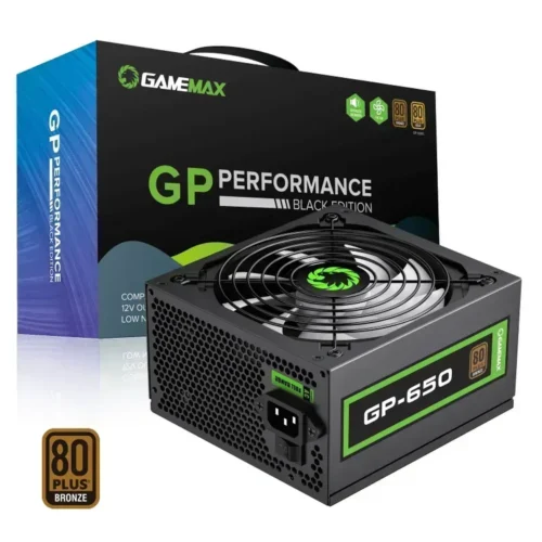 Fuente de Poder 650W GameMax GP650 80 Plus Bronze (No modular) (MPN GP-650, Fuentes de poder para PC) img-1