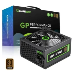Fuente de Poder 750W GameMax GP750 80 Plus Bronze (No modular) (MPN GP-750, Fuentes de poder para PC) img-1