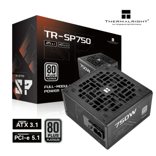 Fuente de Poder 750W Thermalright SP750 (80 PLUS Platinum, ATX 3.1, PCIe 5.0) (MPN TR-SP750, Fuentes de poder para PC) img-1