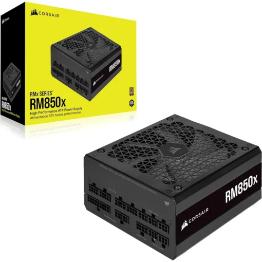 Fuente de Poder 850W Corsair RM850x Full Modular Certificada 80+ GOLD CP-9020200-NA