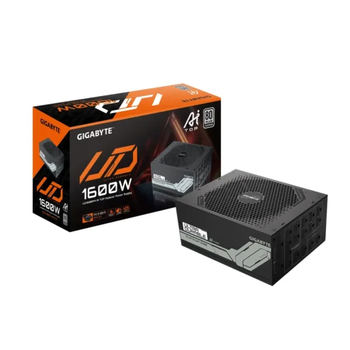 Fuente de Poder Gigabyte UD1600PM PG5 AI TOP 1600W 80+ Platinum ATX 3.1 Modular (MPN GP-UD1600PM PG5, Fuentes de poder para PC) img-1