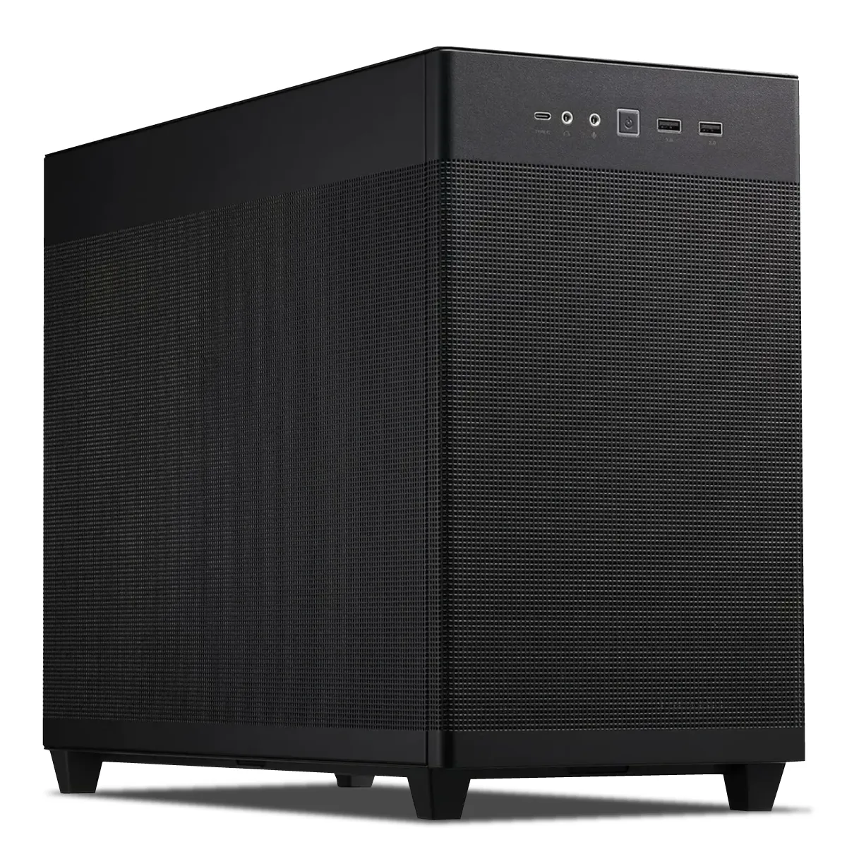Gabinete ASUS PRIME AP201 MicroAtx Black Mesh 33 litros (MPN 90DC00G0-B38000, Gabinetes para PC) img-1