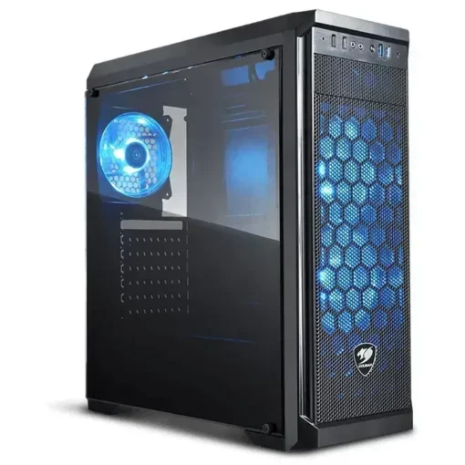 Gabinete ATX Cougar MX330-G AIR, Incluye 3 Ventiladores RGB (MPN 385NC10.0021, Gabinetes para PC) img-1