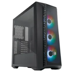 Gabinete Cooler Master MasterBox 520 MESH Negro, ATX, 3 Vent. ARGB Incluídos (MPN MB520-KGNN-S00, Gabinetes para PC) img-1