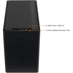 Gabinete Cooler Master NR200P, Mini-ITX, Vidrio Templado, Negro 7 Gabinete Cooler Master NR200P, Mini-ITX, Vidrio Templado, Negro (MPN MCB-NR200P-KGNN-S00, Gabinetes para PC) img-4