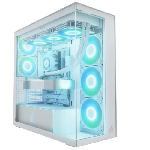 Gabinete Premium ARCTIC Xtender White (E-ATX, 5x Ventiladores ARGB Incluídos) (MPN ACPCC00014A, Gabinetes para PC) img-1