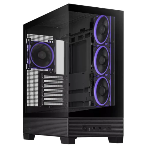 Gabinete Gamer ASUS A31 Plus Negro (ATX, 4 Vent. Incluídos) (MPN 90DC00R0-B18000, Gabinetes para PC) img-1