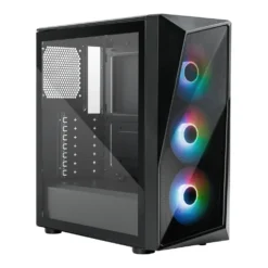 Gabinete Gamer Cooler Master CMP 520 ARGB ATX Black, 3 Ventiladores ARGB Incluíd CP520-KGNN-S00 img-1