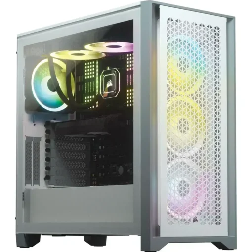 Gabinete Gamer Corsair 4000D AirFlow Blanco, E-ATX, 2 Vent Incl. CC-9011201-WW