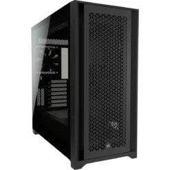 Gabinete Gamer Corsair 5000D AirFlow Negro, Vidrio Templado, 2 Vent Incl (MPN CC-9011210-WW, Gabinetes para PC) img-1