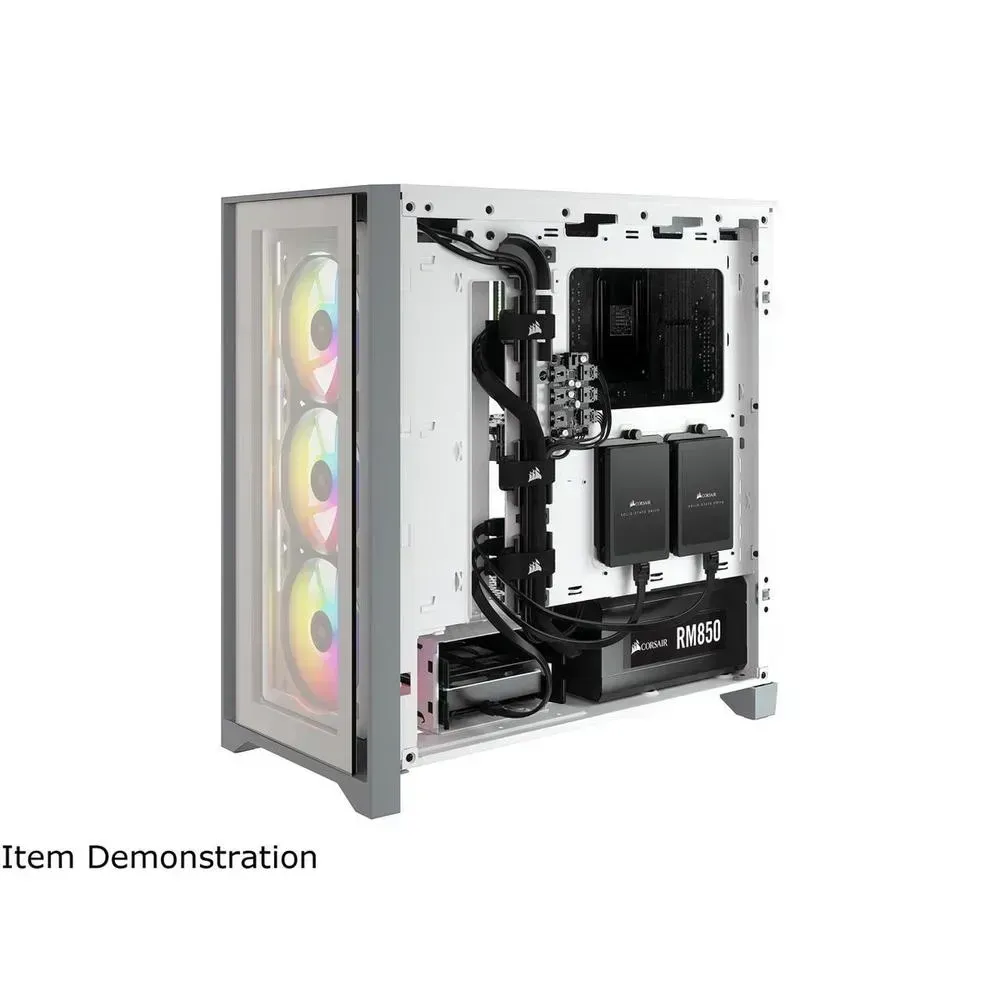 Caja para Computadora Corsair iCUE 4000X RGB RGB ATX -Negro