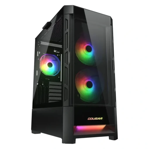Gabinete Gamer Cougar DuoFace RGB Black, ATX, 3 Ventiladores ARGB Incl. (MPN 385ZD10.0001, Gabinetes para PC) img-1
