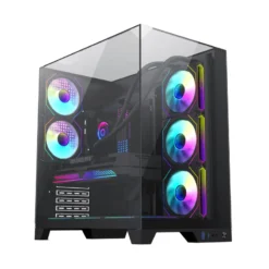 Gabinete Gamer GameMax Infinity Plus BK (Negro, ATX) (MPN INFINITY PLUS BK, Gabinetes para PC) img-1