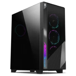 Gabinete Gamer Gigabyte AORUS C500 Glass E-ATX, Vidrio Templado, 4 Ventiladores (MPN GB-AC500G ST, Gabinetes para PC) img-1