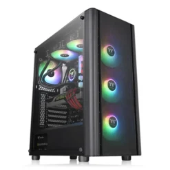 Gabinete Gamer Mid Tower Thermaltake V250 TG ARGB Air Negro CA-1Q5-00M1WN-03