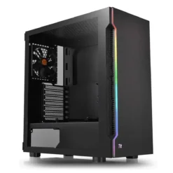 Gabinete Gamer Thermaltake H200 RGB Black Vidrio Templado (MPN CA-1M3-00M1WN-00, Gabinetes para PC) img-1
