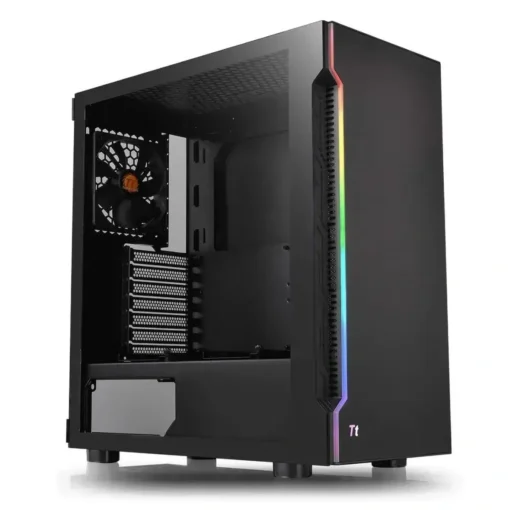 Gabinete Gamer Thermaltake H200 RGB Black Vidrio Templado (MPN CA-1M3-00M1WN-00, Gabinetes para PC) img-1